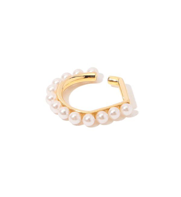 TOMORROWLAND GOODS「【別注】januka  small パールイヤーカフ」|イヤーカフ|12 ホワイト系