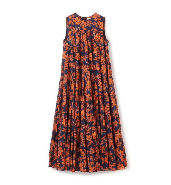 TOMORROWLAND BUYING WEAR「【別注】MARIHA Garden Petals ミューズのドレス」|ワンピース|68 ネイビー系