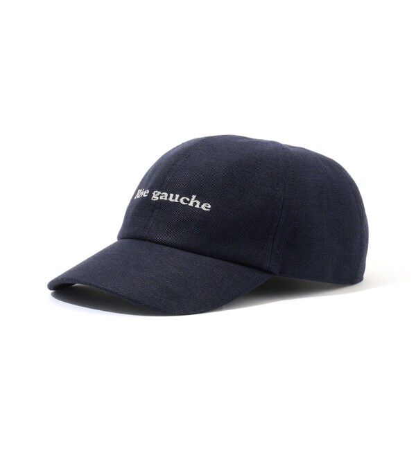 TOMORROWLAND GOODS「CRAMBES リネンコットン エンブロイダリー キャップ」|キャップ・キャスケット|68 ネイビー