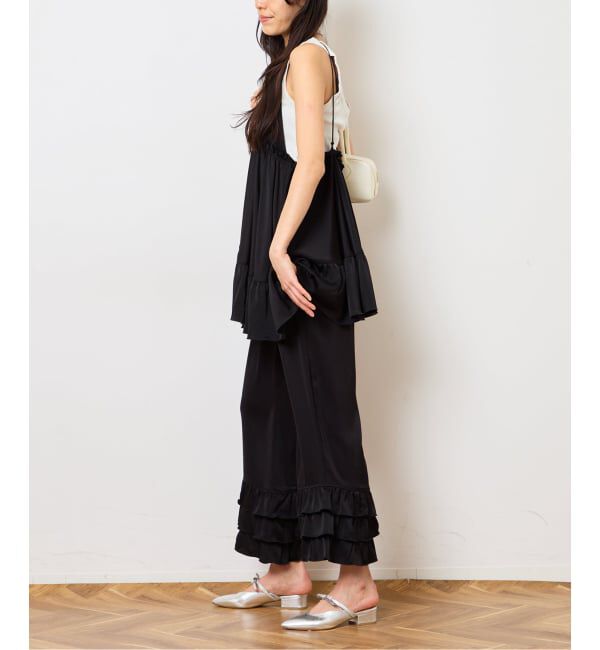  「TIERED CROPD SATIN パンツ」|その他|