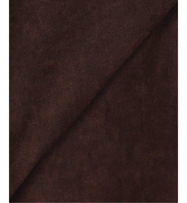  「《予約》FAUX SUEDE I-LINE DRESS：ワンピース」|ワンピース|