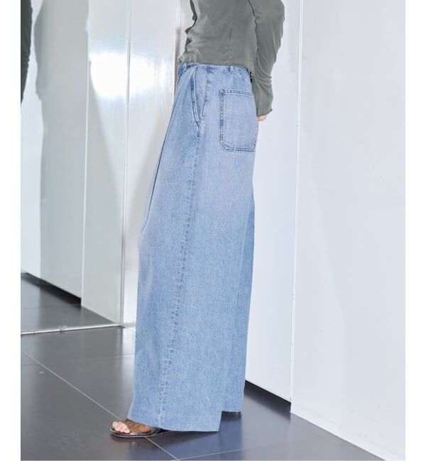  「TANAKA HAKAMA JEAN TROUSERS ST-108-25-BBLO：デニムパンツ」|デニム|