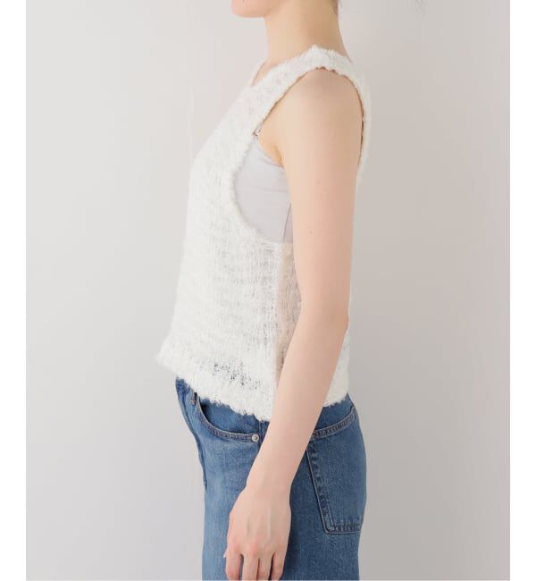  「SAYAKA DAVIS LINEN FUR TANK WKT110-LF：カットソー」|シャツ・ブラウス|