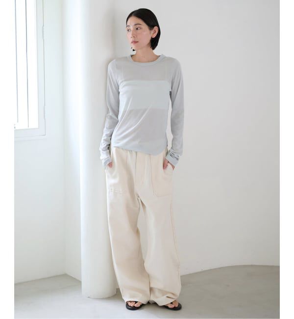 EMILYWEEK「コットンソフトフライスプルオーバー」|Tシャツ・カットソー|