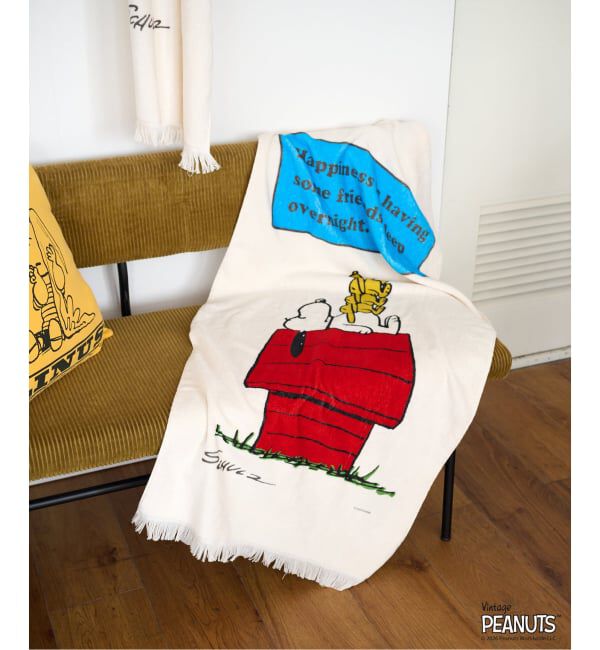 journal standard Furniture「【PEANUTS&times;JOURNAL STANDARD FURNITURE】BATH TOWEL　バスタオル」|タオル|ブルー