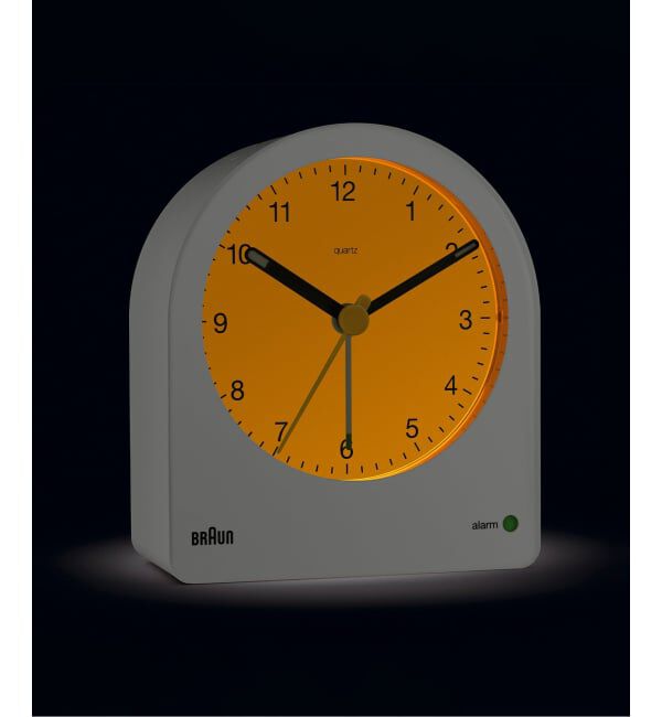 HIROB「BRAUN ALARM CLOCK WHITE BC22W」|クロック・置時計|