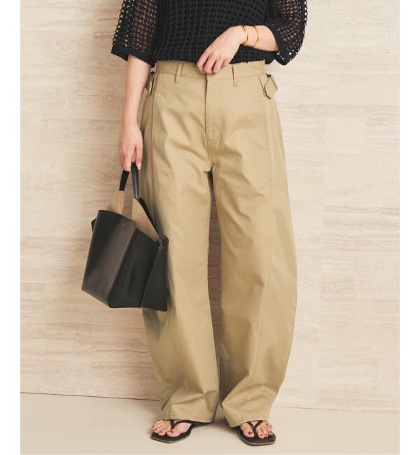 Plage「NEPLA. / ネプラ SIDE W BELT CURVED チノパンツ」|チノ|
