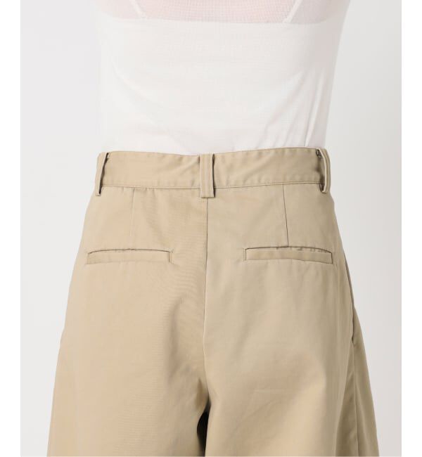 Plage「《追加予約》R&rsquo;IAM Super wide CHINO パンツ 4」|チノ|