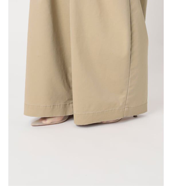 Plage「《追加予約》R&rsquo;IAM Super wide CHINO パンツ 4」|チノ|