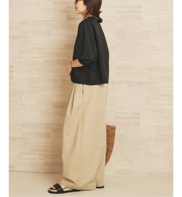 Plage「《追加予約》R&rsquo;IAM Super wide CHINO パンツ 4」|チノ|
