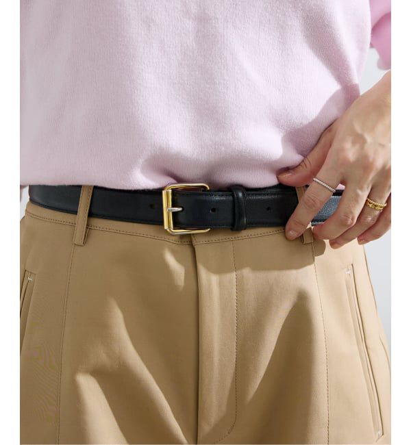 IENA「《追加2》MAISON BOINET LETHER BELT ベルト 94146G」|ベルト|