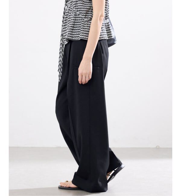 IENA「ハイツイストツイルスラックス」|スラックス|