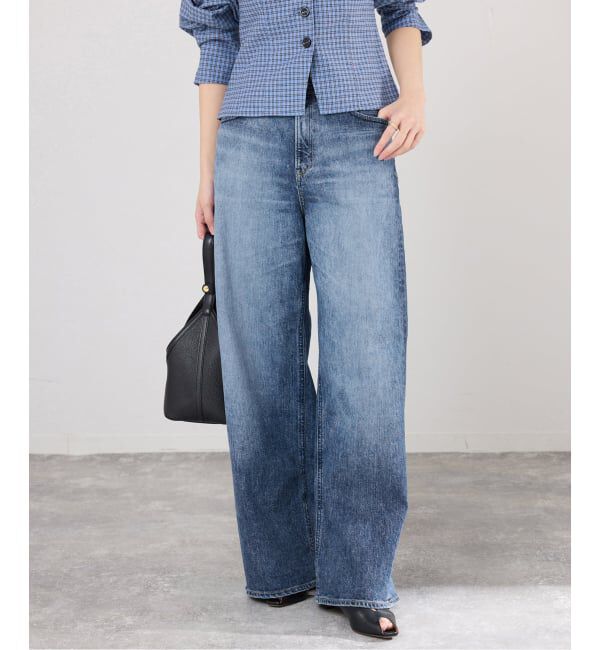 IENA「YANUK/ヤヌーク 別注 MARY Baggy straight デニムパンツ 57162501」|デニム|