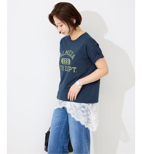 SLOBE IENA「Champion/チャンピオン SLOBE別注 ロゴTシャツ」|Tシャツ・カットソー|