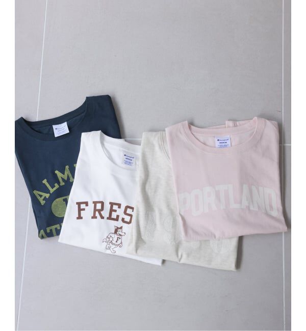 SLOBE IENA「Champion/チャンピオン SLOBE別注 ロゴTシャツ」|Tシャツ・カットソー|