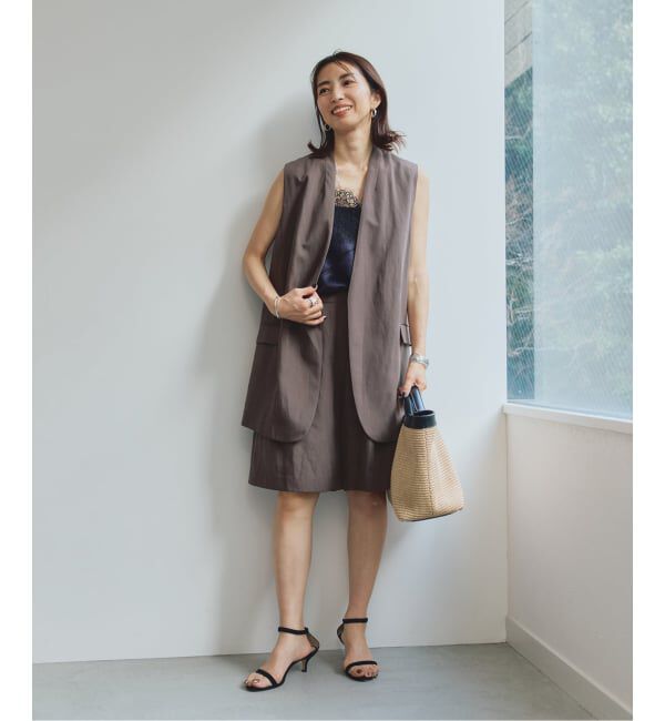 VERMEIL par iena「《セットアップ可》Cool Touch リネンジレ」|その他|