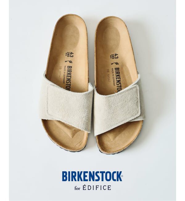 EDIFICE「《予約》BIRKENSTOCK (ビルケンシュトック) 別注 SYLT」|サンダル|ナチュラル