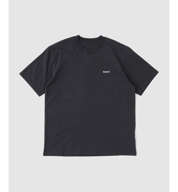 417 EDIFICE「Barbour / バブアー dalton logo os t-shirt」|Tシャツ・カットソー|ブラック