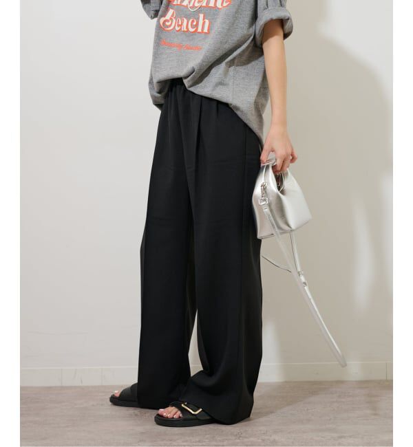 JOURNAL STANDARD relume「《WEB限定追加6》マットウースフレアタックパンツ」|スラックス|