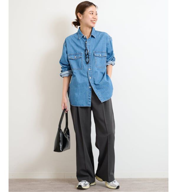 JOURNAL STANDARD relume「《追加7》マットウースフレアタックパンツ」|スラックス|