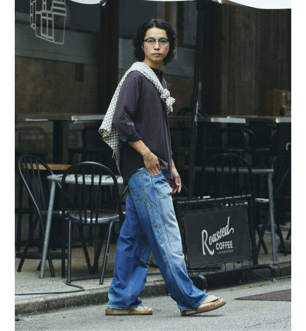 JOURNAL STANDARD relume「ガーメントダイ スリーピング ヘンリーネック Tシャツ」|Tシャツ・カットソー|