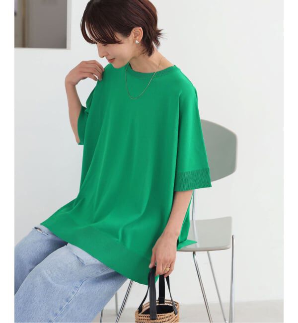 JOURNAL STANDARD relume「《追加 / 新色》接触冷感 / ウォッシャブルクールポンチョプルオーバー」|ニット・セーター|