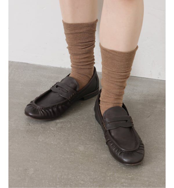 journal standard luxe「シャコウ SOCKS」|ソックス|キャメル