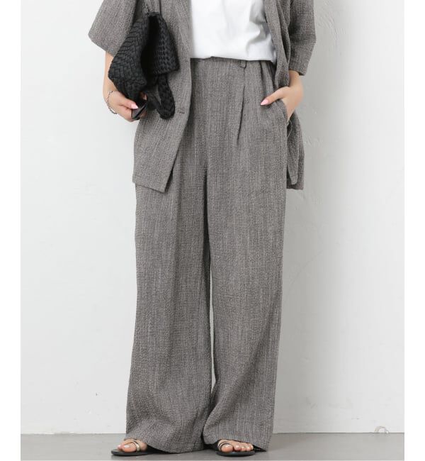 JOURNAL STANDARD relume「スラブタックイージーパンツ」|スラックス|グレーA