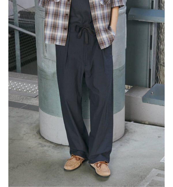 JOURNAL STANDARD「T/C サッカー オーバー パンツ」|スラックス|