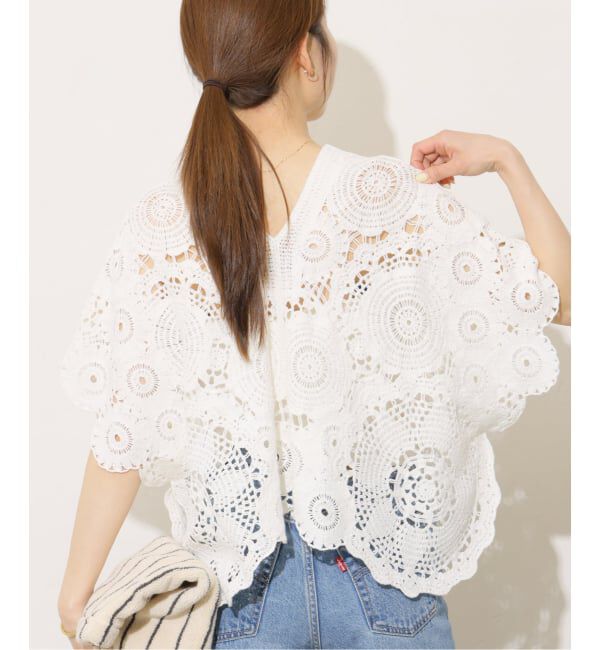 JOURNAL STANDARD relume「《WEB限定追加予約》【TORRAZZO DONNA/トラッゾドンナ】クロシェポンチョ」|ニット・セーター|