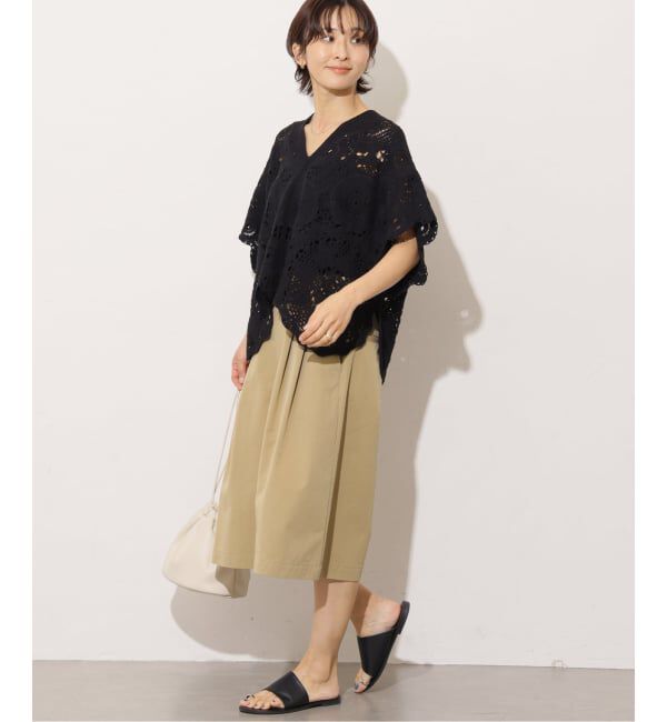 JOURNAL STANDARD relume「《WEB限定追加予約》【TORRAZZO DONNA/トラッゾドンナ】クロシェポンチョ」|ニット・セーター|
