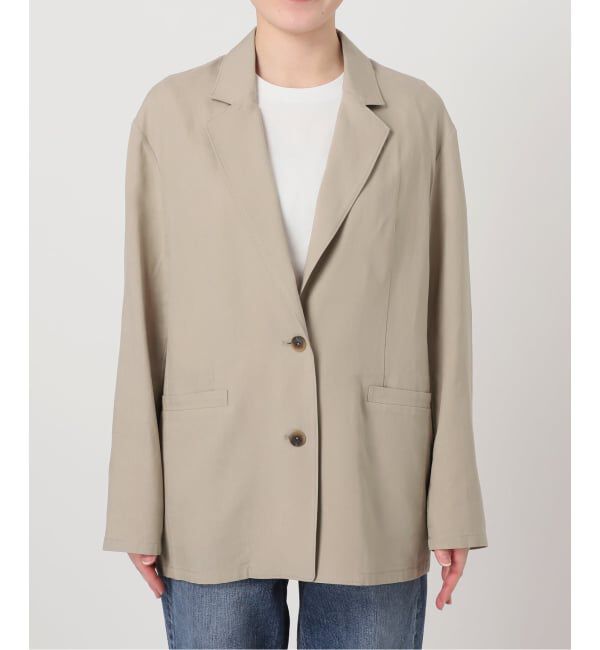 Spick and Span「《手洗い可》ハイブリッドリネンジャケット」|テーラードジャケット|