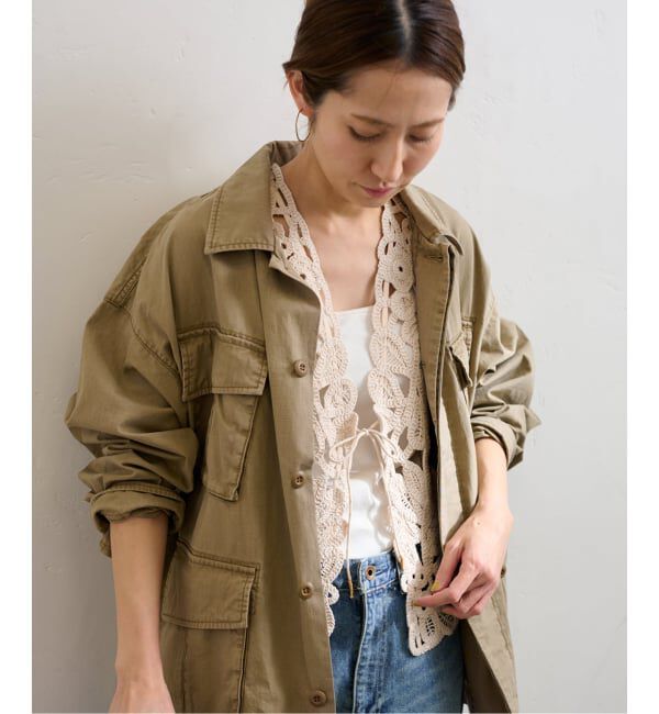 FRAMeWORK「≪追加≫コットンレースエンブロイダリーVEST」|ダウンベスト・ベスト|