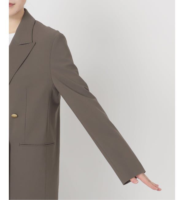 Spick and Span「《追加》プレーンウィーブダブルブレストジャケット」|テーラードジャケット|