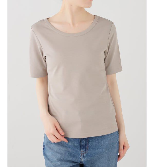  「【洗える】接触冷感クルーネックカットソー」|Tシャツ・カットソー|