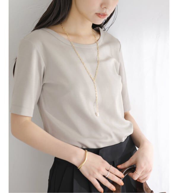  「【洗える】接触冷感クルーネックカットソー」|Tシャツ・カットソー|