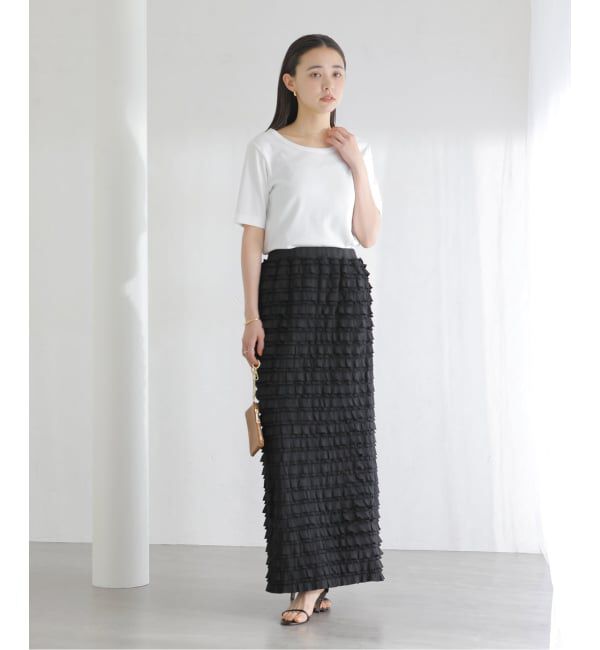  「【洗える】接触冷感クルーネックカットソー」|Tシャツ・カットソー|