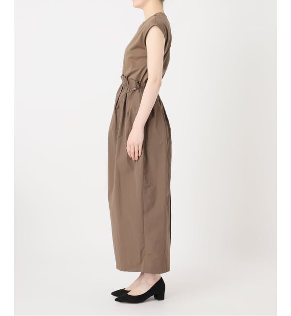  「【洗える】タフタドッキングワンピース」|ワンピース|