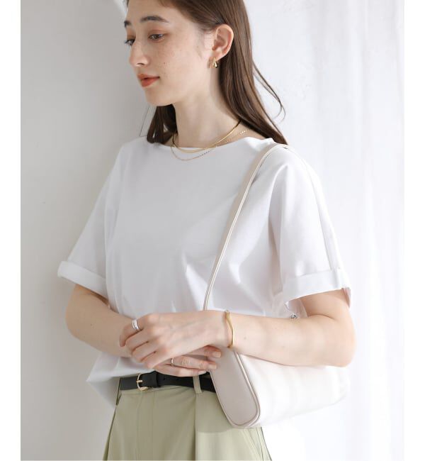 「《予約》【洗える】高機能カーブヘムプルオーバー」|Tシャツ・カットソー|