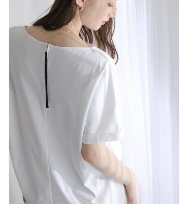 「《予約》【洗える】高機能カーブヘムプルオーバー」|Tシャツ・カットソー|