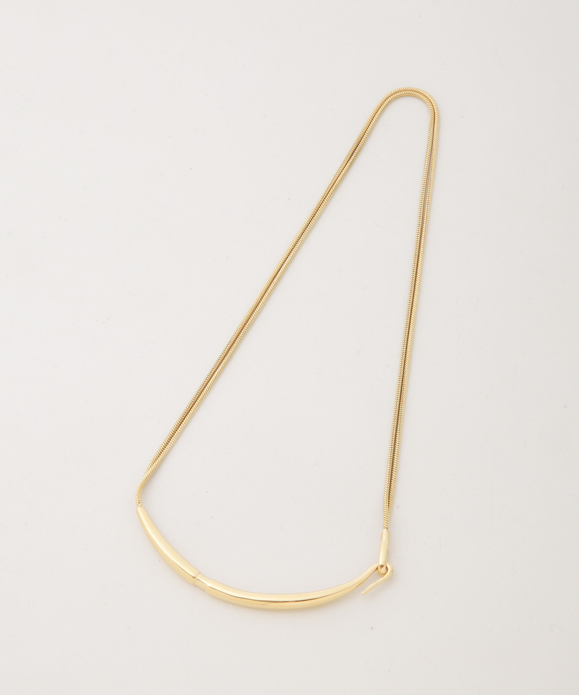 nano･universe「SOAC/Step Line Choker」|ネックレス|ゴールド
