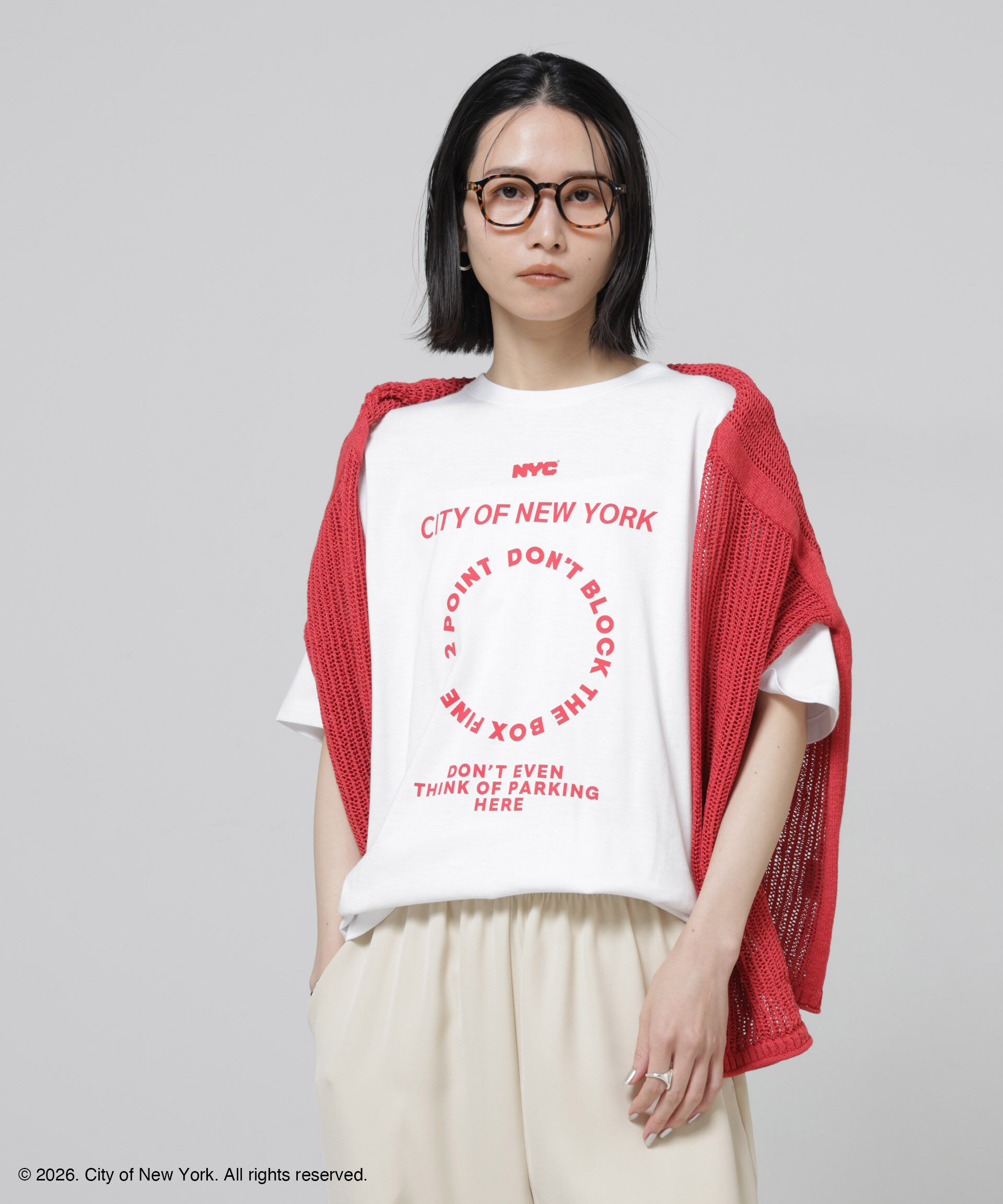 nano･universe「GOOD ROCK SPEED&times;Anti Soaked(R) 汗染み防止 NYC Tシャツ」|Tシャツ・カットソー|パターン32