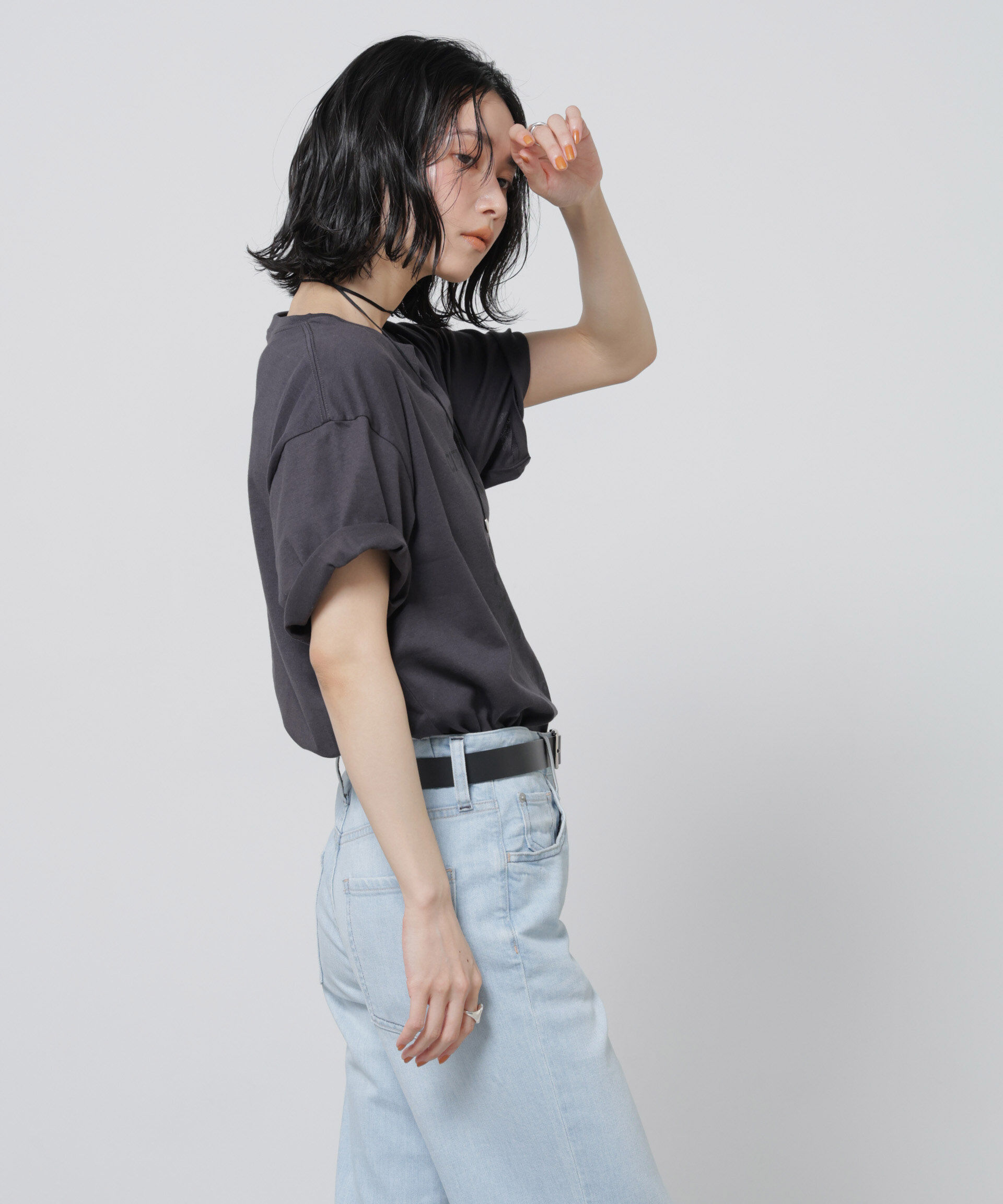 nano･universe「GOOD ROCK SPEED&times;Anti Soaked(R) 汗染み防止 NYC Tシャツ」|Tシャツ・カットソー|