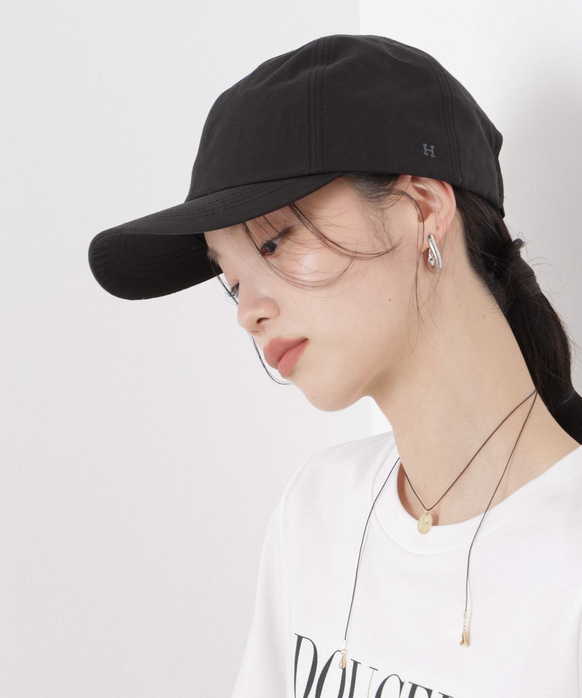 nano･universe「Healthknit/別注ワンポイント刺繍CAP」|キャップ・キャスケット|