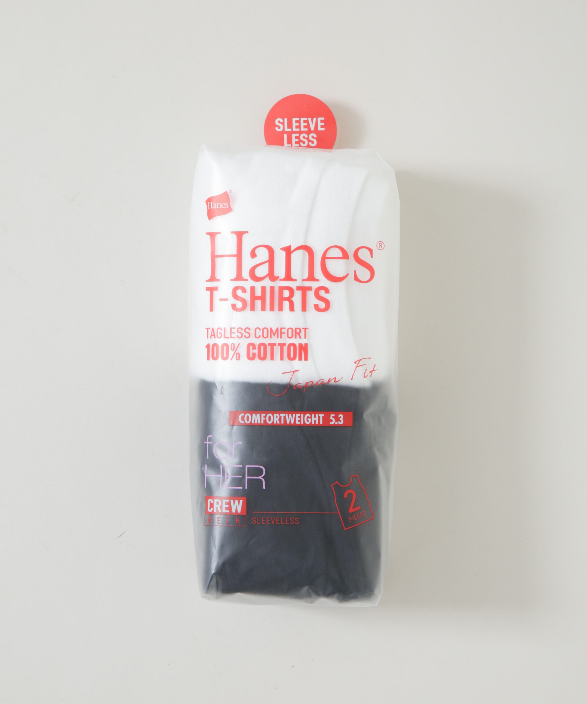 nano･universe「Hanes/2P JapanFit for HER スリーブレスTシャツ」|Tシャツ・カットソー|アソート1