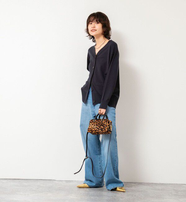 Rie Miller「《手洗い可能》《セットアップ対応》BIGシルエットVネックカーディガン」|カーディガン|