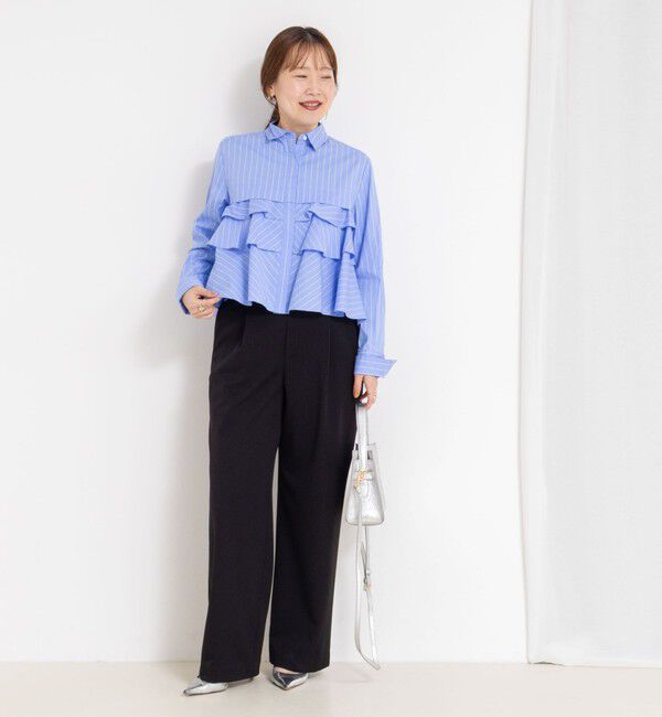 NOLLEY'S「ウォッシャブル裏起毛イージーワイドパンツ」|その他|