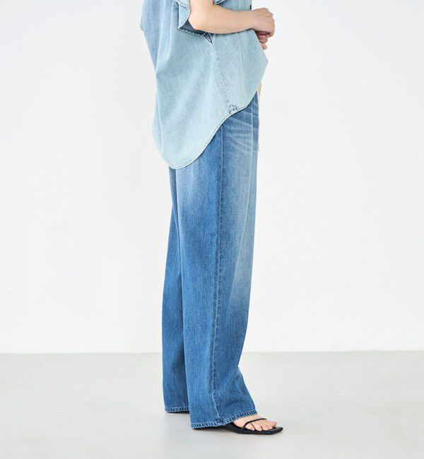 Rie Miller「【RM denim】リネン混ひも付きリラックスパンツ」|その他|