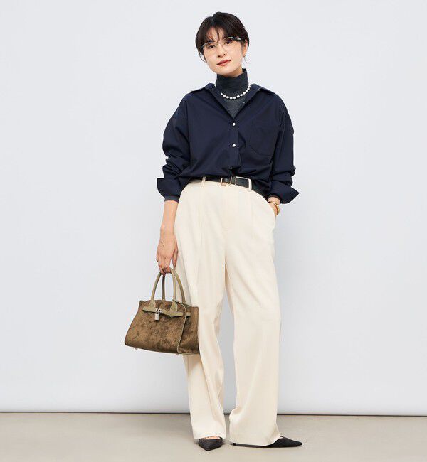 NOLLEY'S sophi「【一部WEB限定カラー】ウォッシャブルオックス2WAYシャツ」|シャツ・ブラウス|