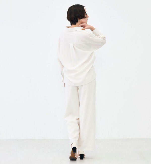 NOLLEY'S sophi「NEW morisachi《セットアップ対応》ウォッシャブルストレッチツイルドルマンシャツ」|シャツ・ブラウス|